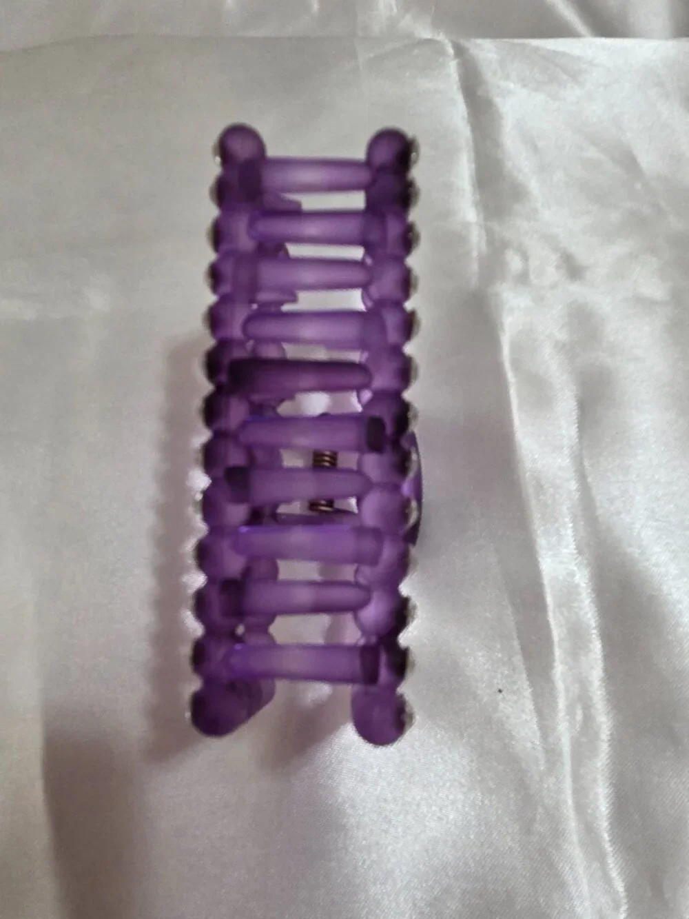 Rhinestone Rectangle Hair Claw Clip